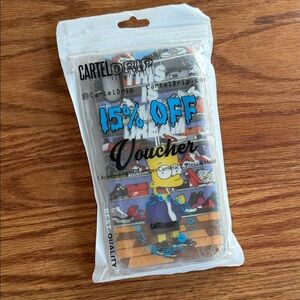 New Cartel Drip Graphic iPhone XS Max Case Bart Simpson